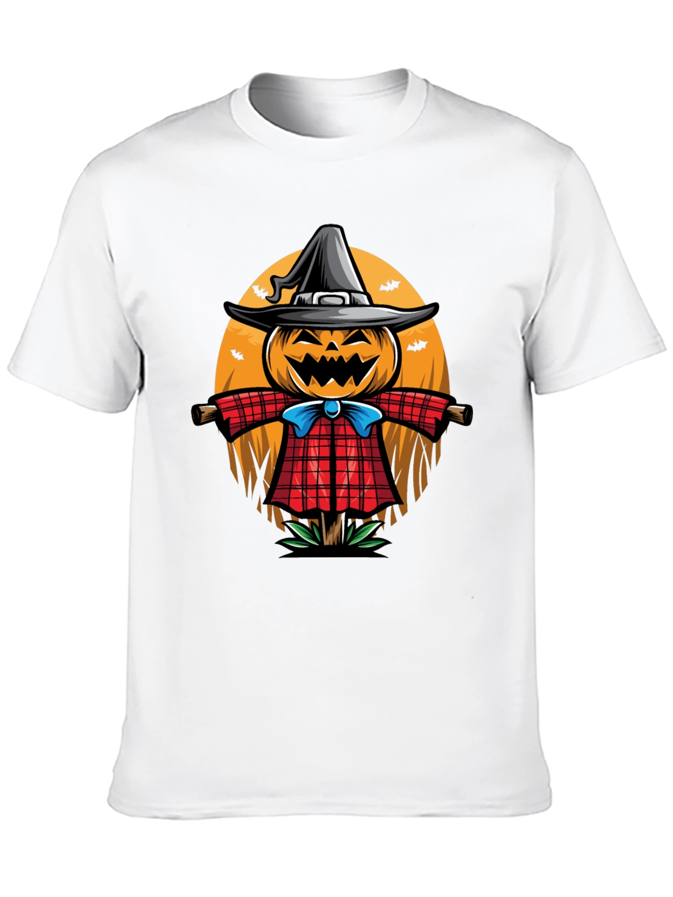 Halloween Scarecrow Graphic T-Shirt