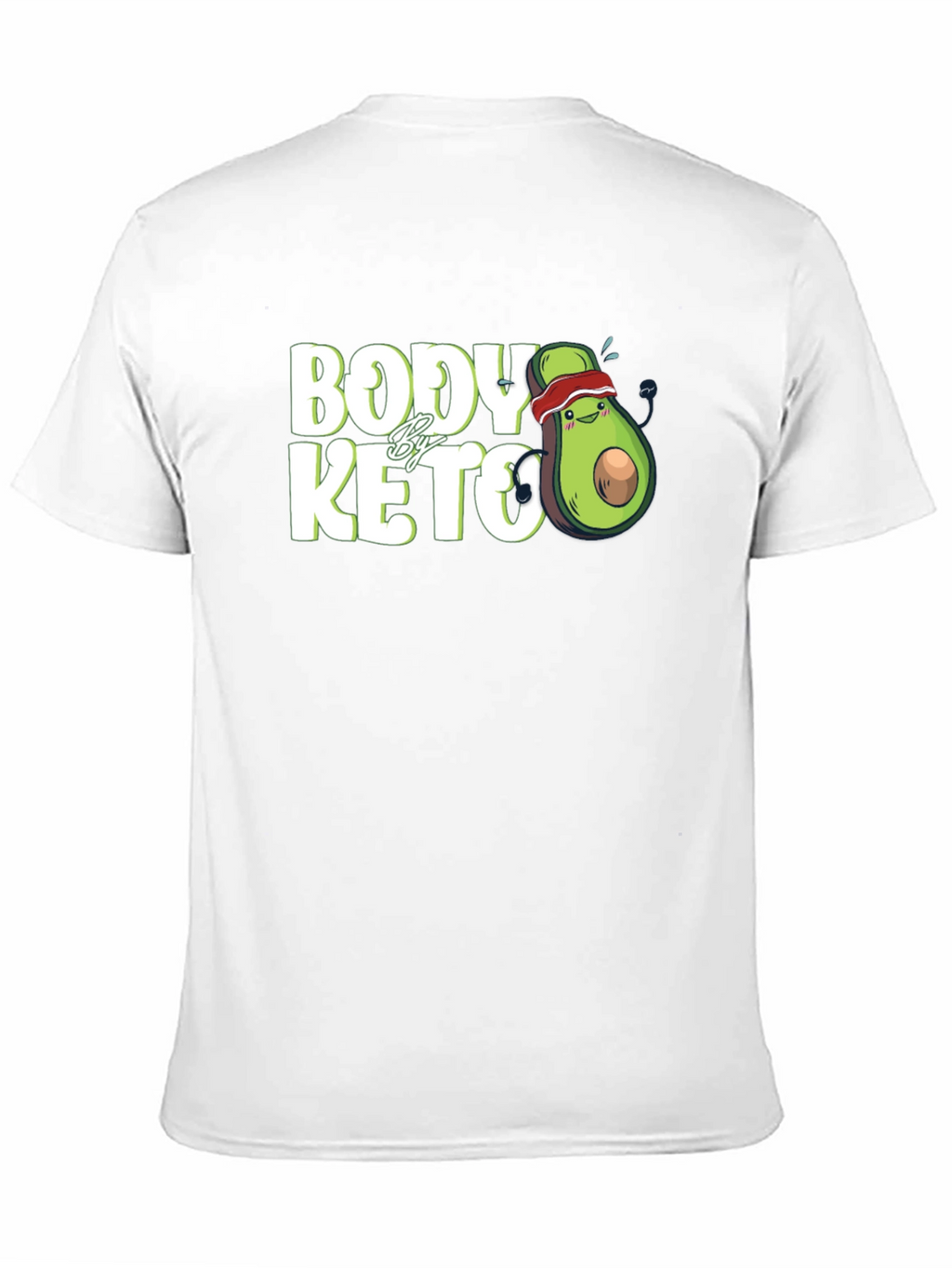 Body By Keto T-Shirt Avocado Running
