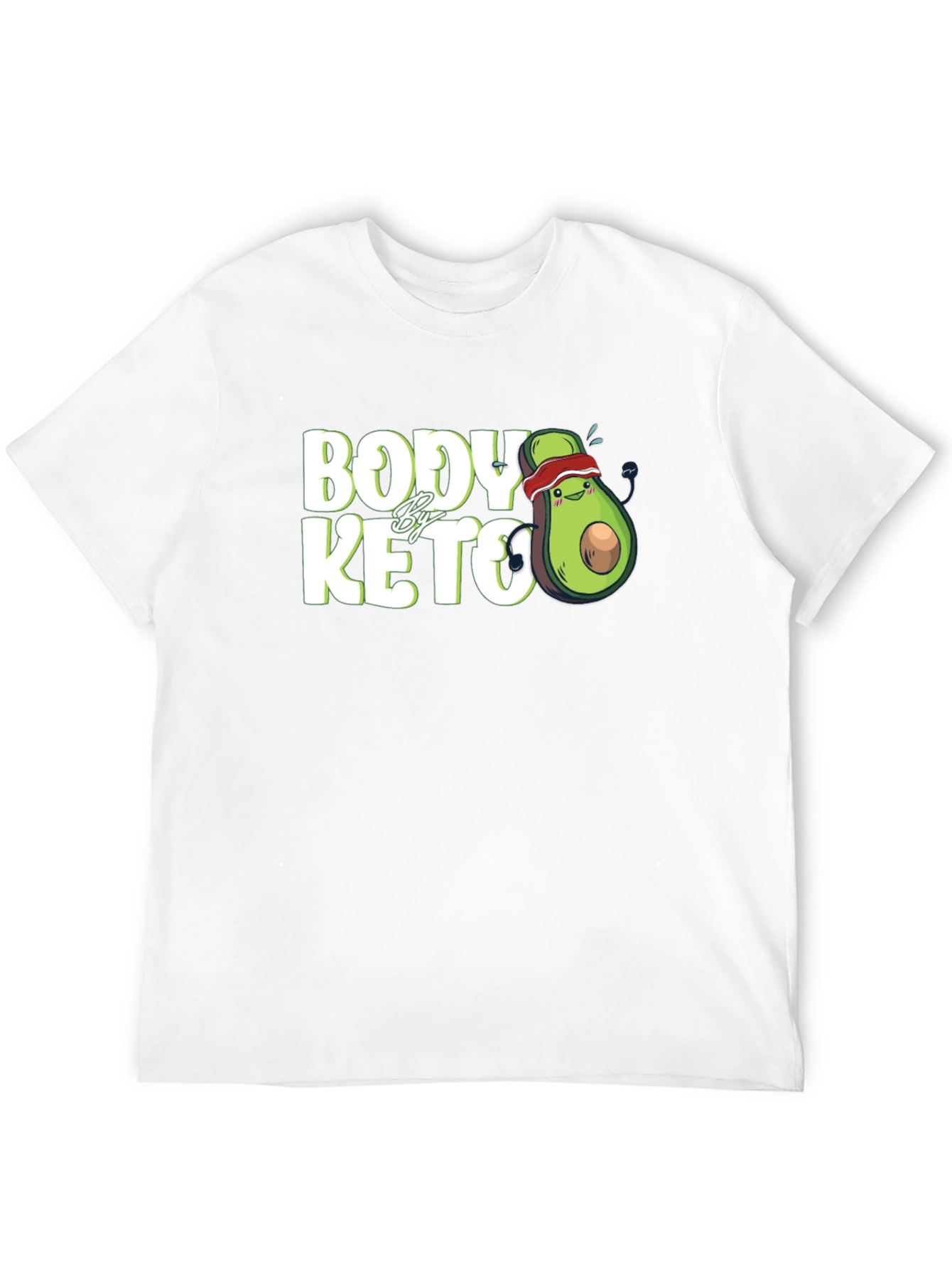 Body By Keto T-Shirt Avocado Running