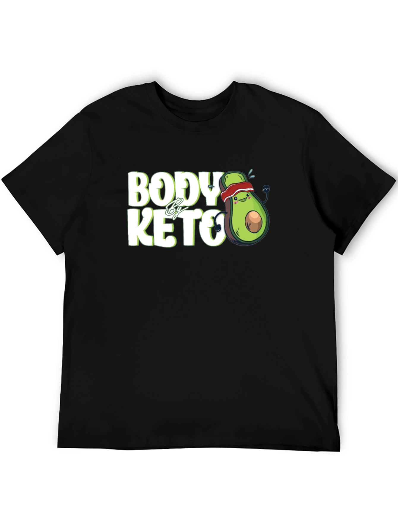 Body By Keto T-Shirt Avocado Running