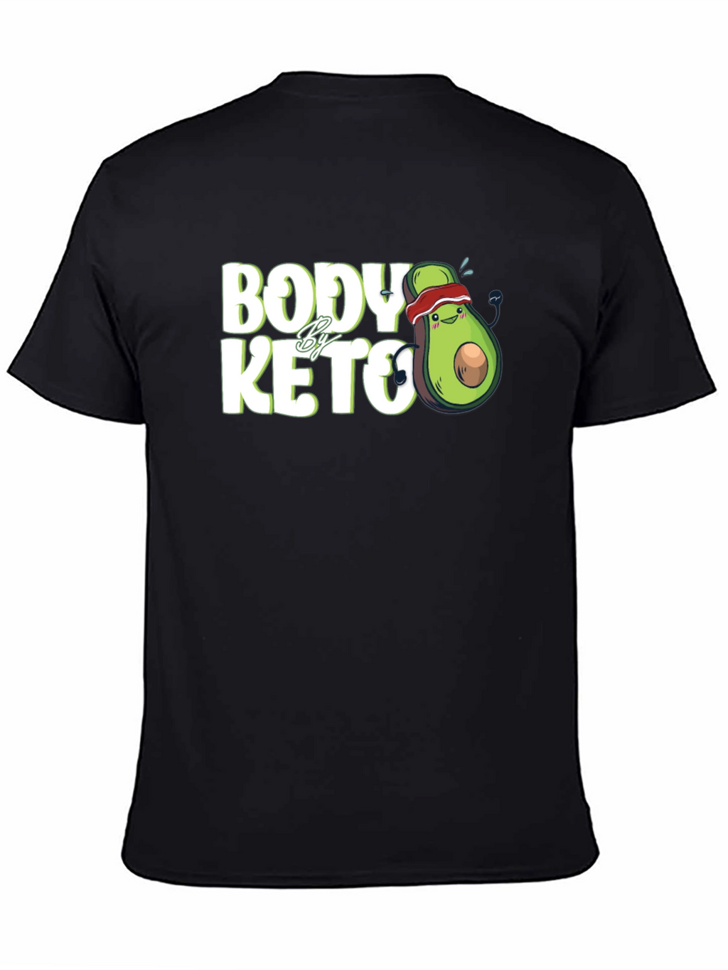 Body By Keto T-Shirt Avocado Running
