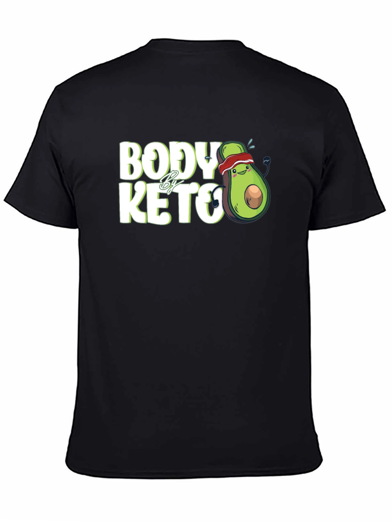 Body By Keto T-Shirt Avocado Running