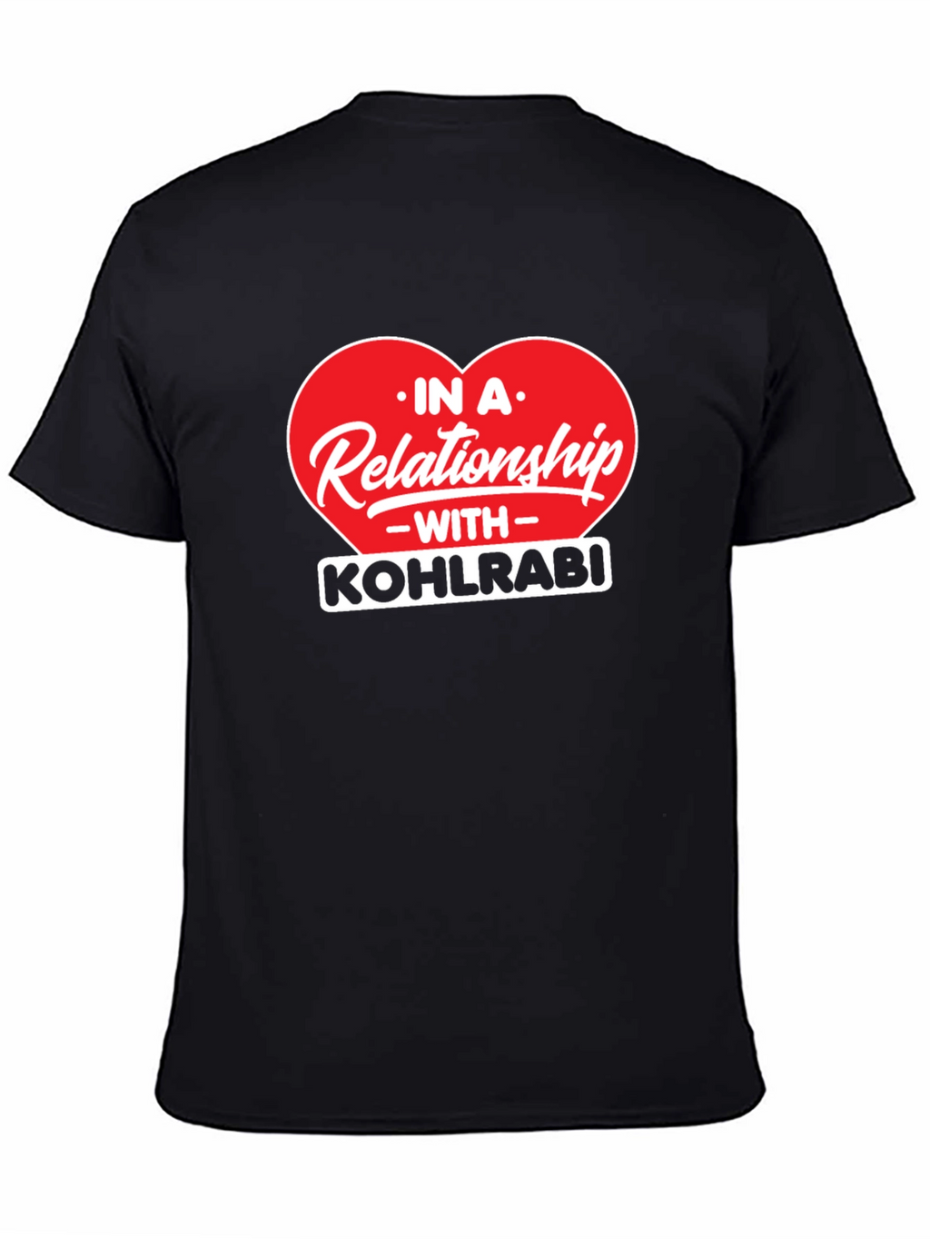 Kohlrabi Relationship Black T-Shirt