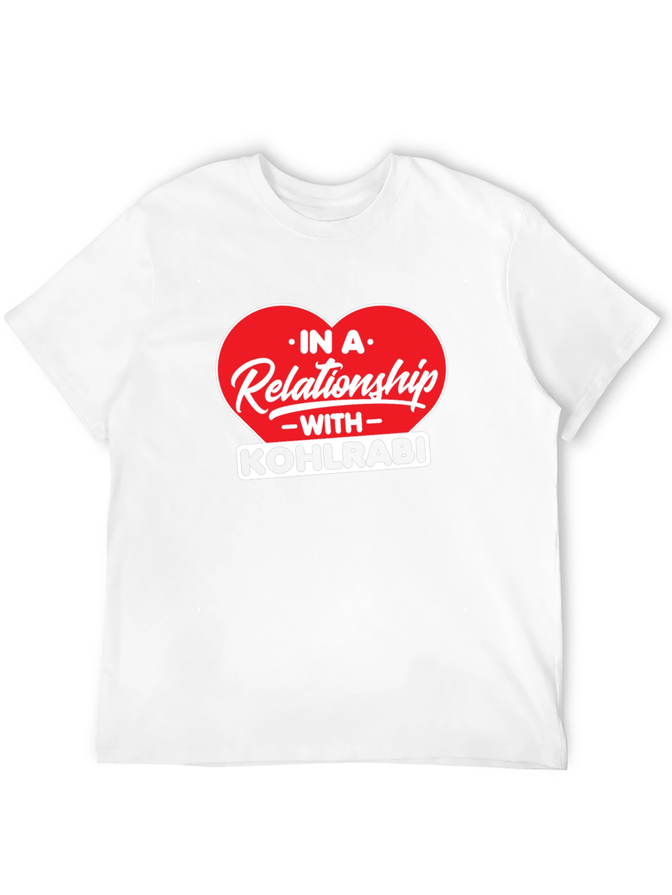 Kohlrabi Relationship Black T-Shirt