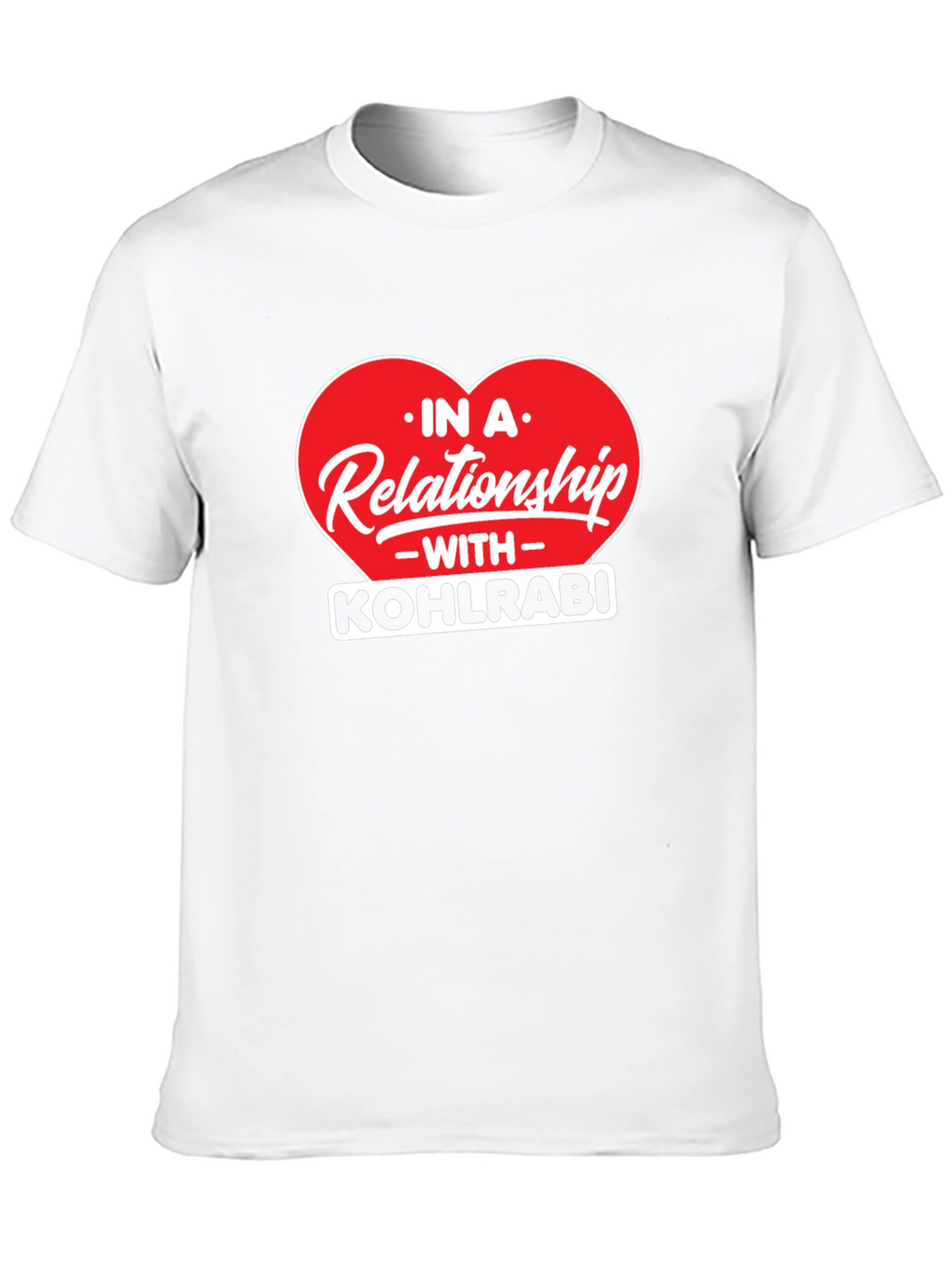 Kohlrabi Relationship Black T-Shirt
