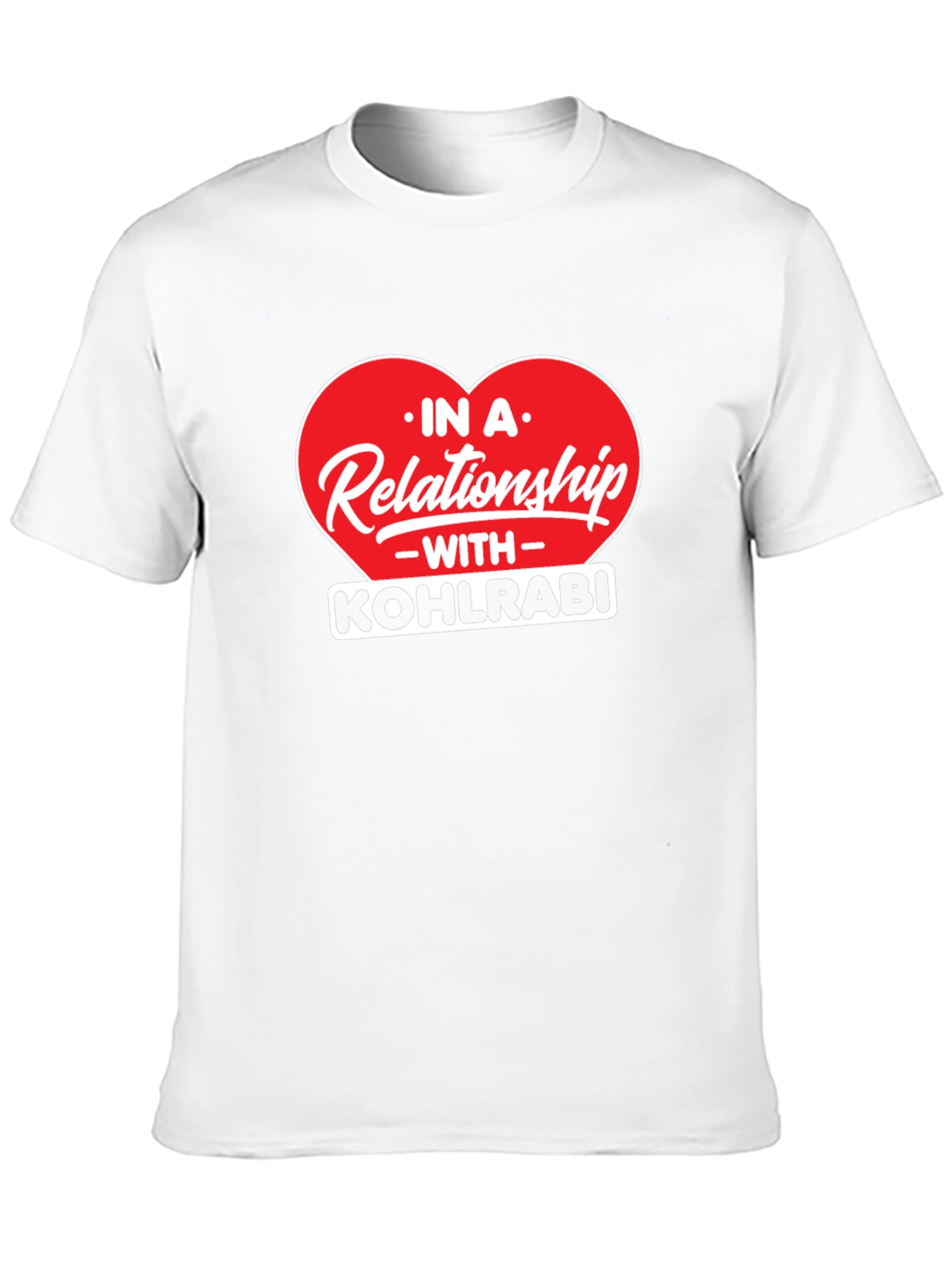 Kohlrabi Relationship Black T-Shirt