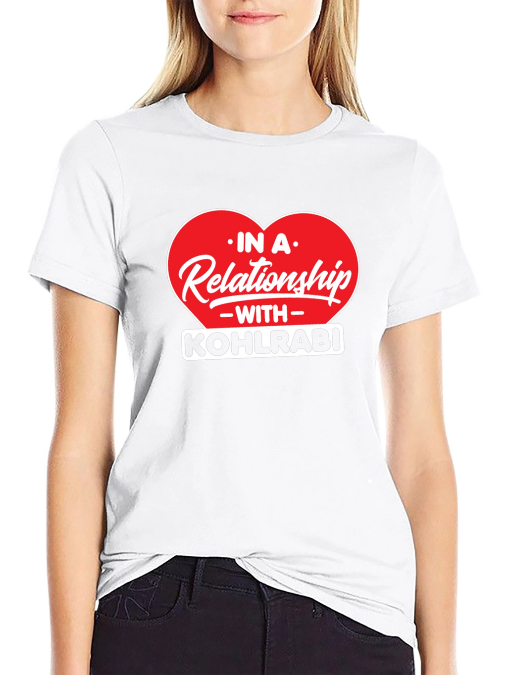 Kohlrabi Relationship Black T-Shirt