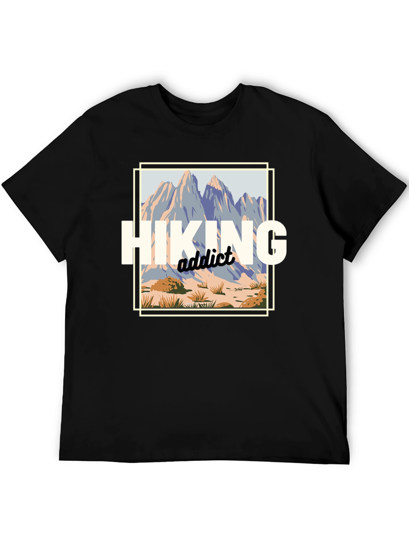 Hiking Addict Graphic T-Shirt - Outdoor Adventure Tee