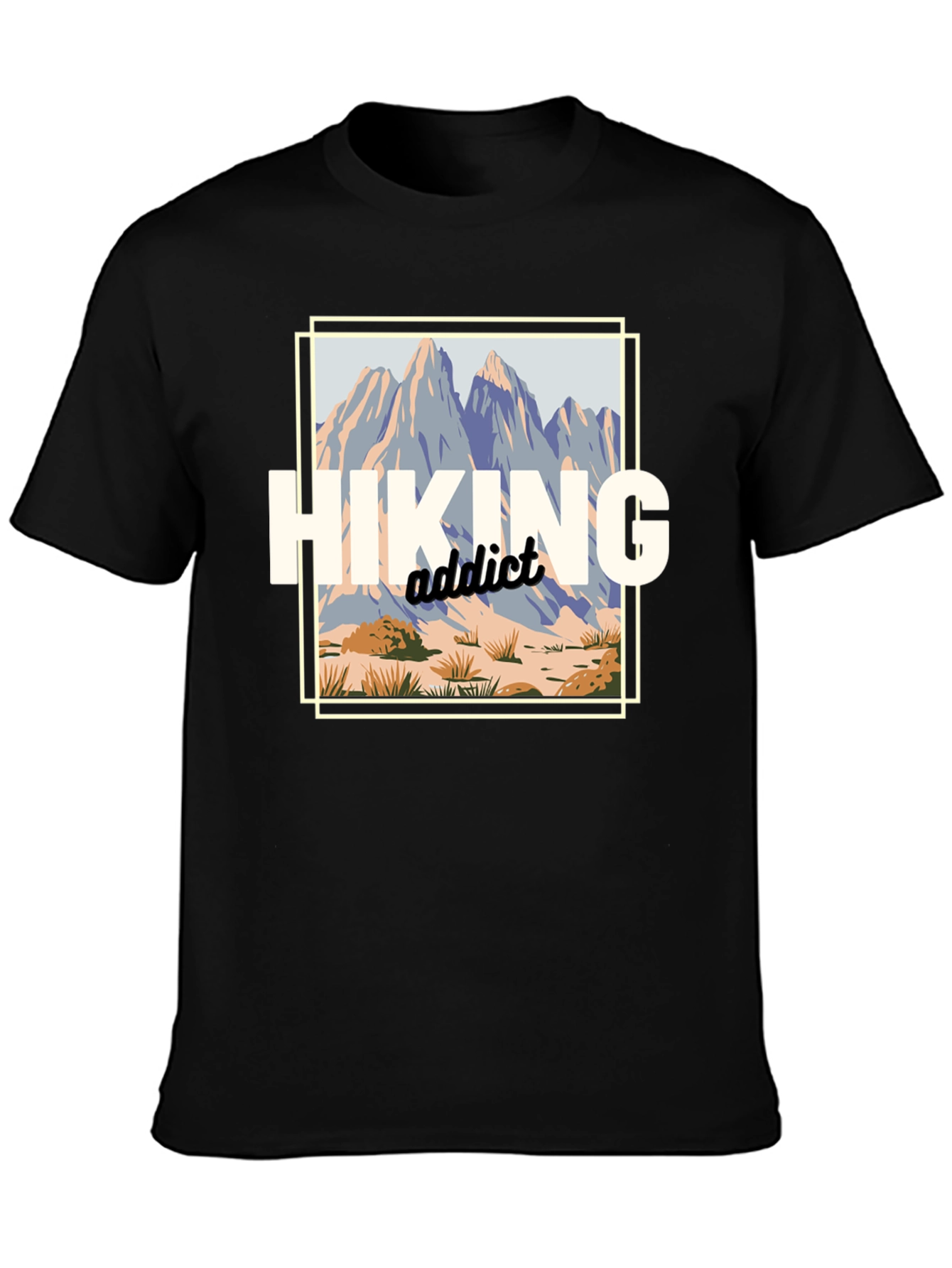 Hiking Addict Graphic T-Shirt - Outdoor Adventure Tee