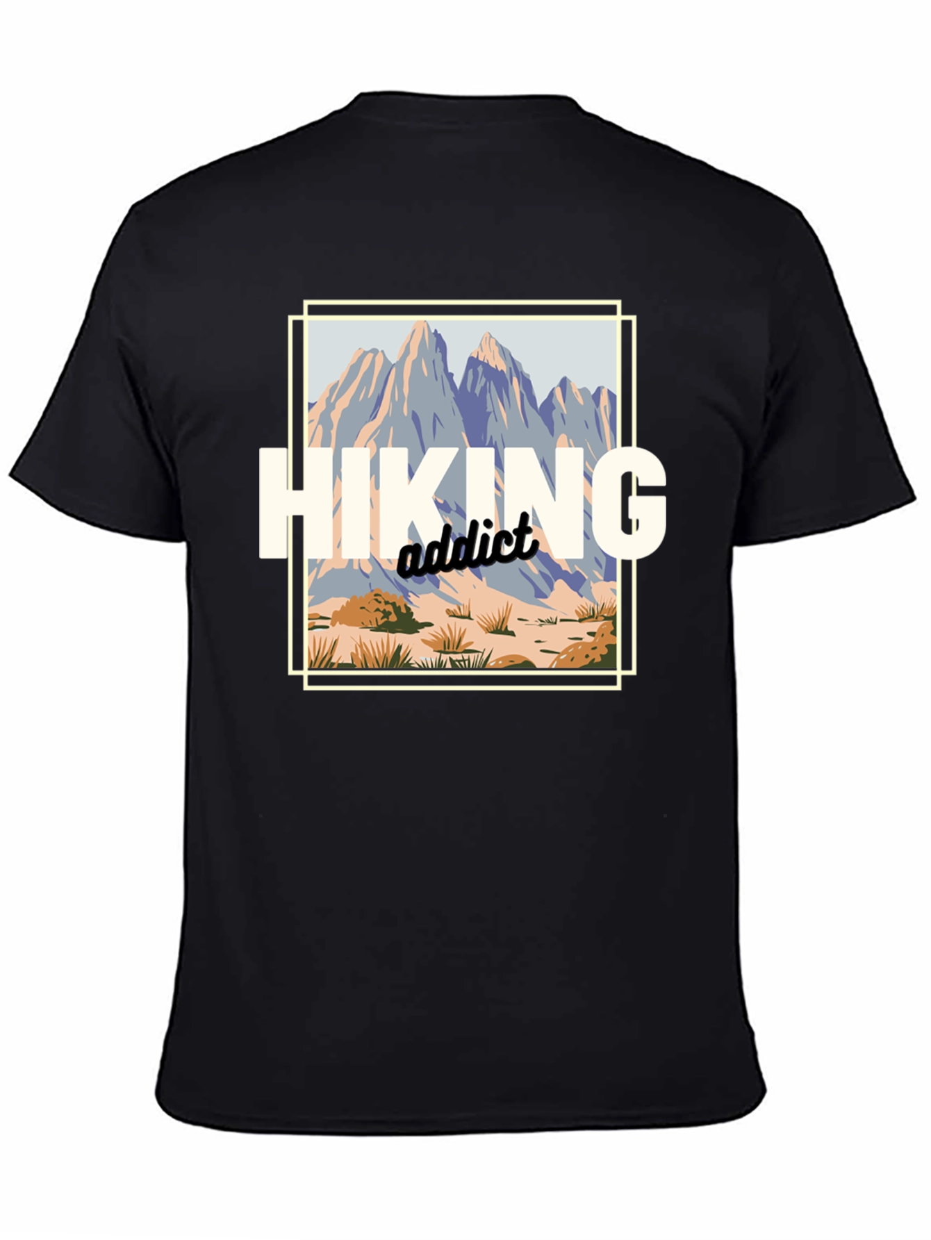 Hiking Addict Graphic T-Shirt - Outdoor Adventure Tee
