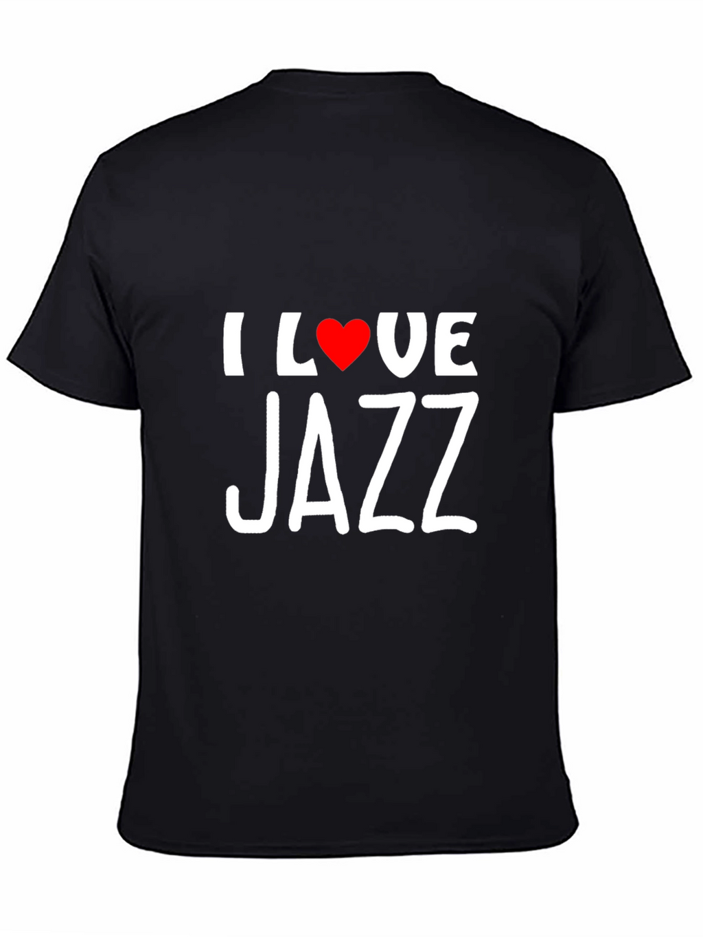 I Love Jazz Black T-Shirt