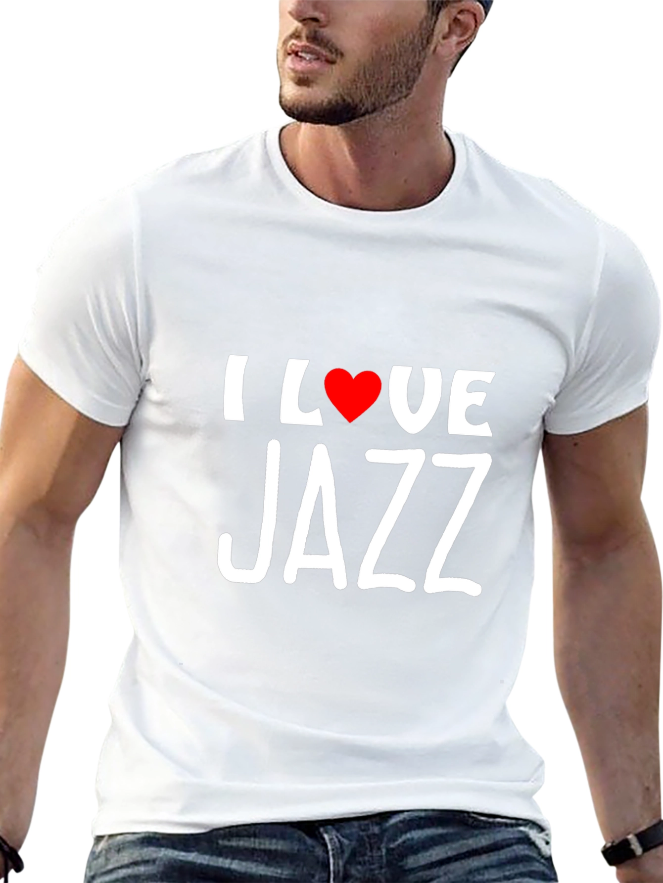 I Love Jazz Black T-Shirt