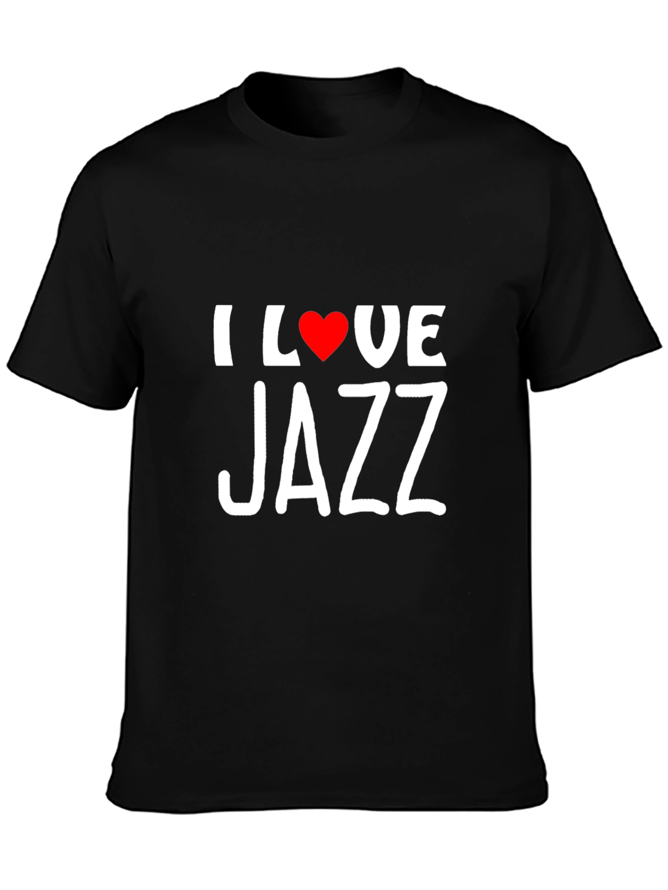 I Love Jazz Black T-Shirt