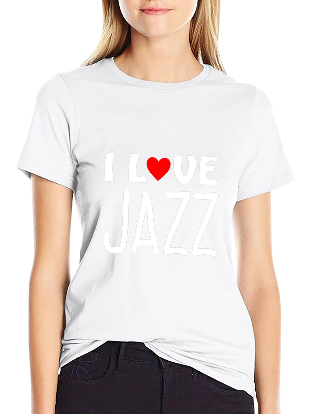 I Love Jazz Black T-Shirt