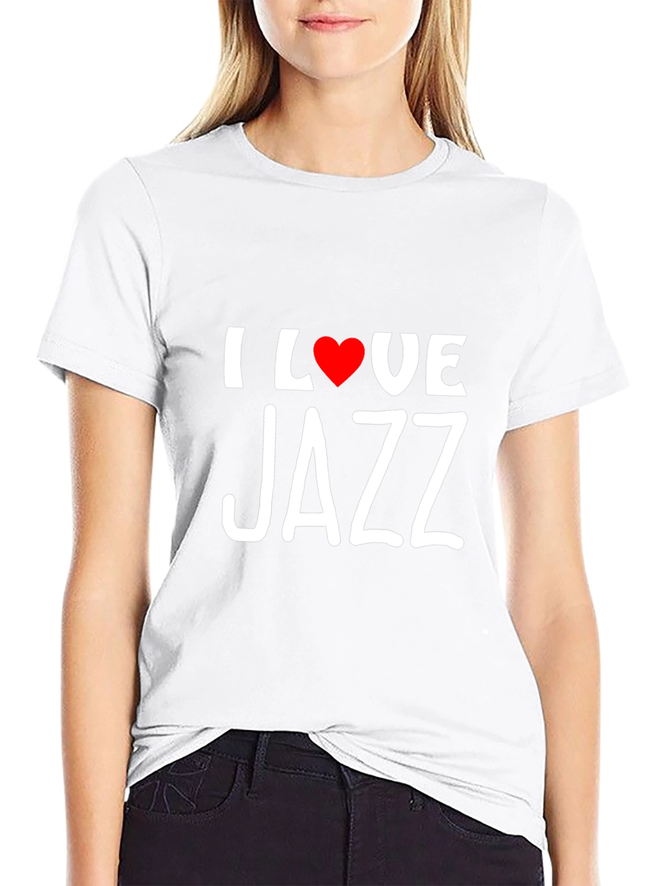 I Love Jazz Black T-Shirt