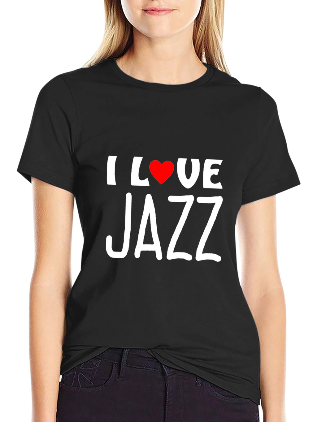 I Love Jazz Black T-Shirt