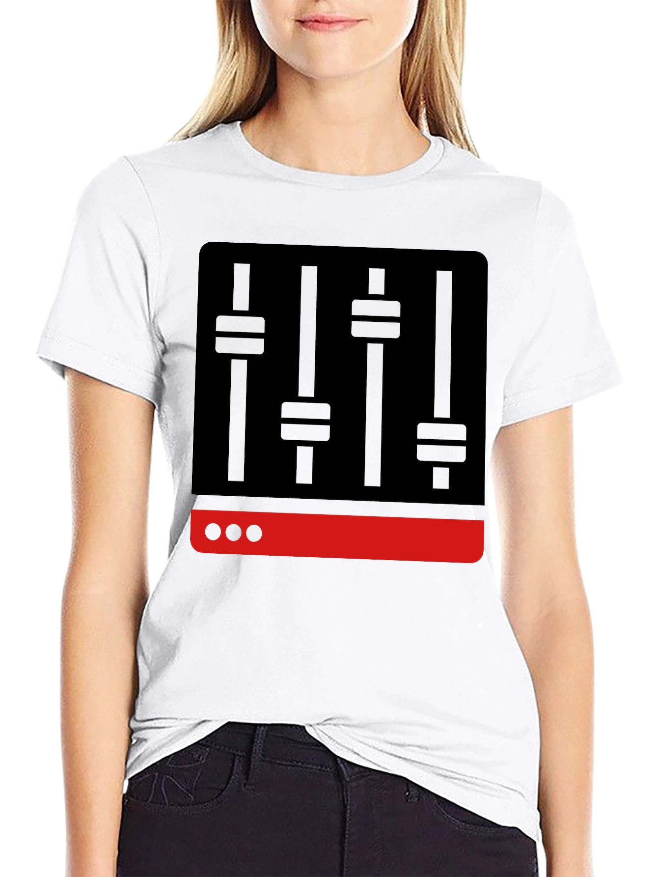 DJ Mixer Graphic Tee - Black