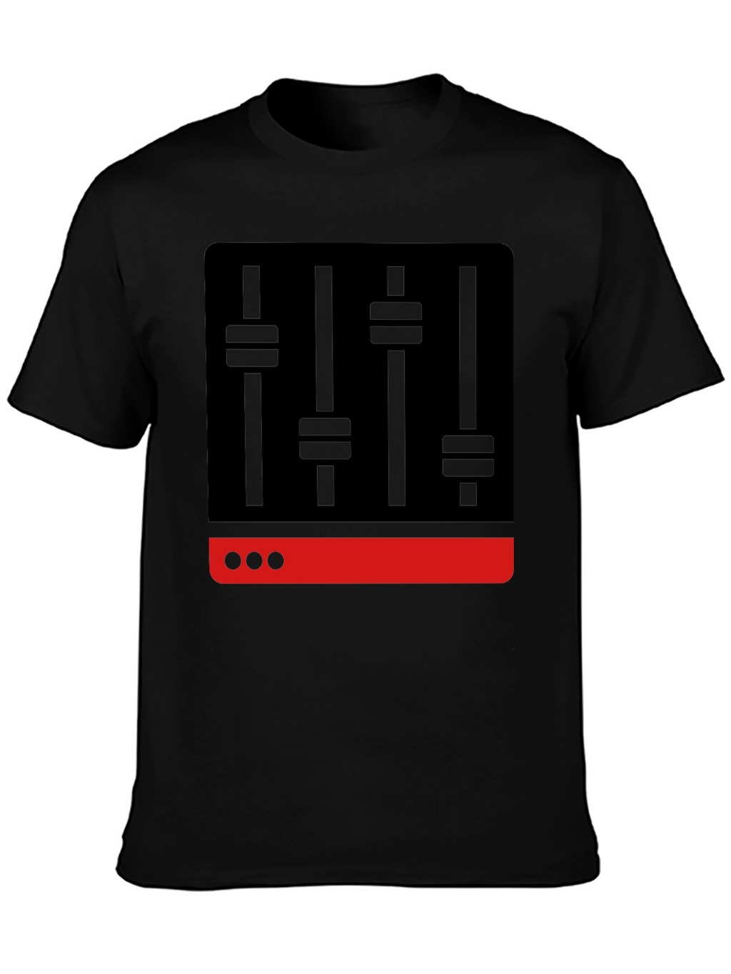 DJ Mixer Graphic Tee - Black