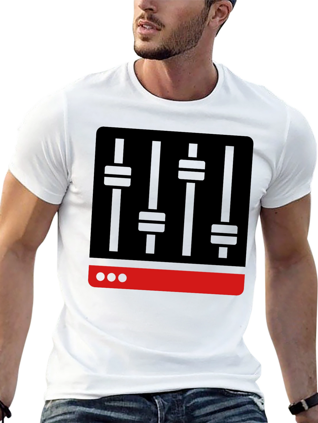 DJ Mixer Graphic Tee - Black