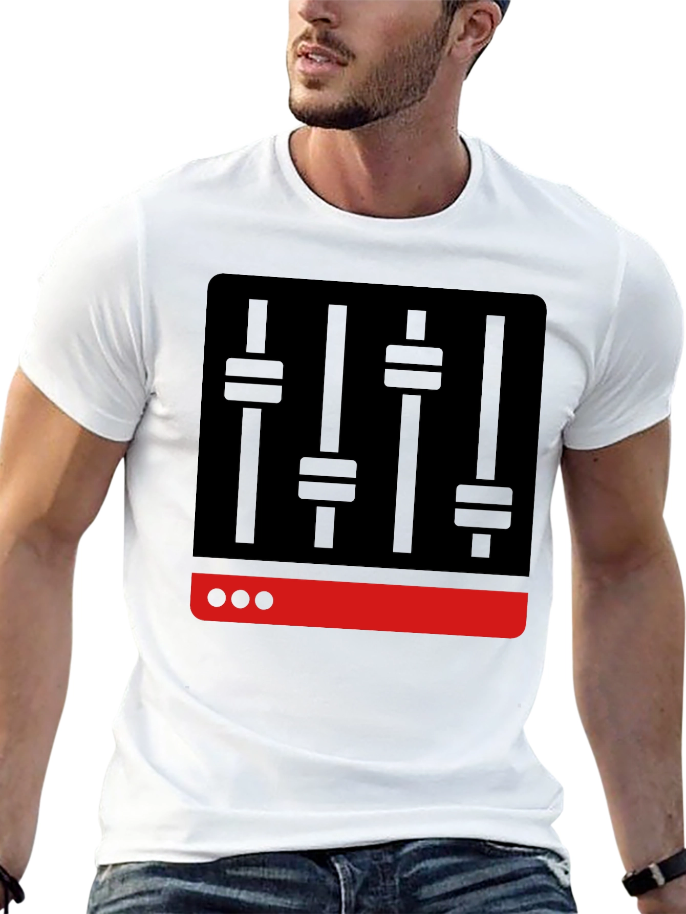 DJ Mixer Graphic Tee - Black