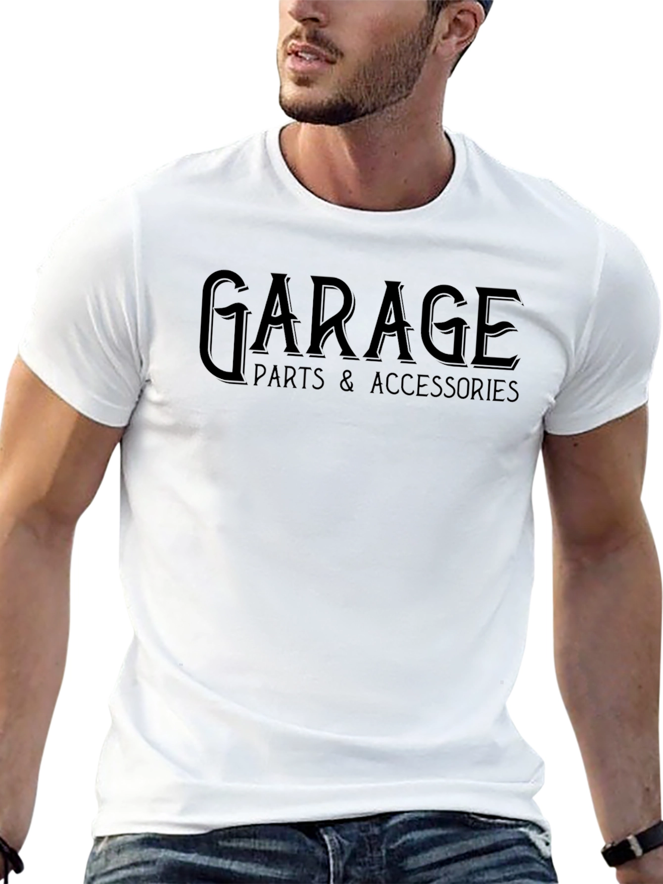 Garage Parts & Accessories Black T-Shirt