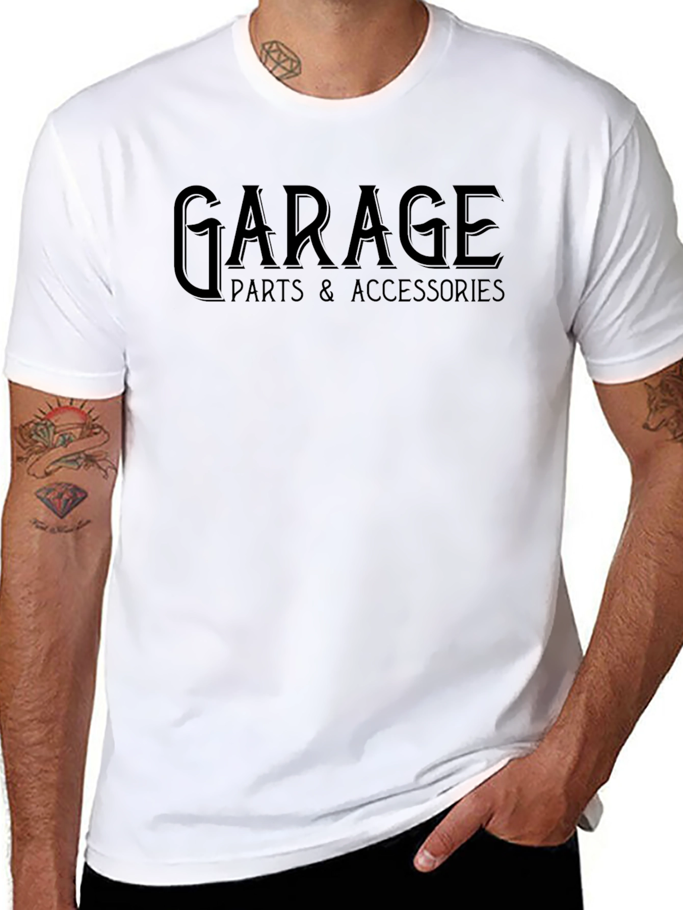Garage Parts & Accessories Black T-Shirt