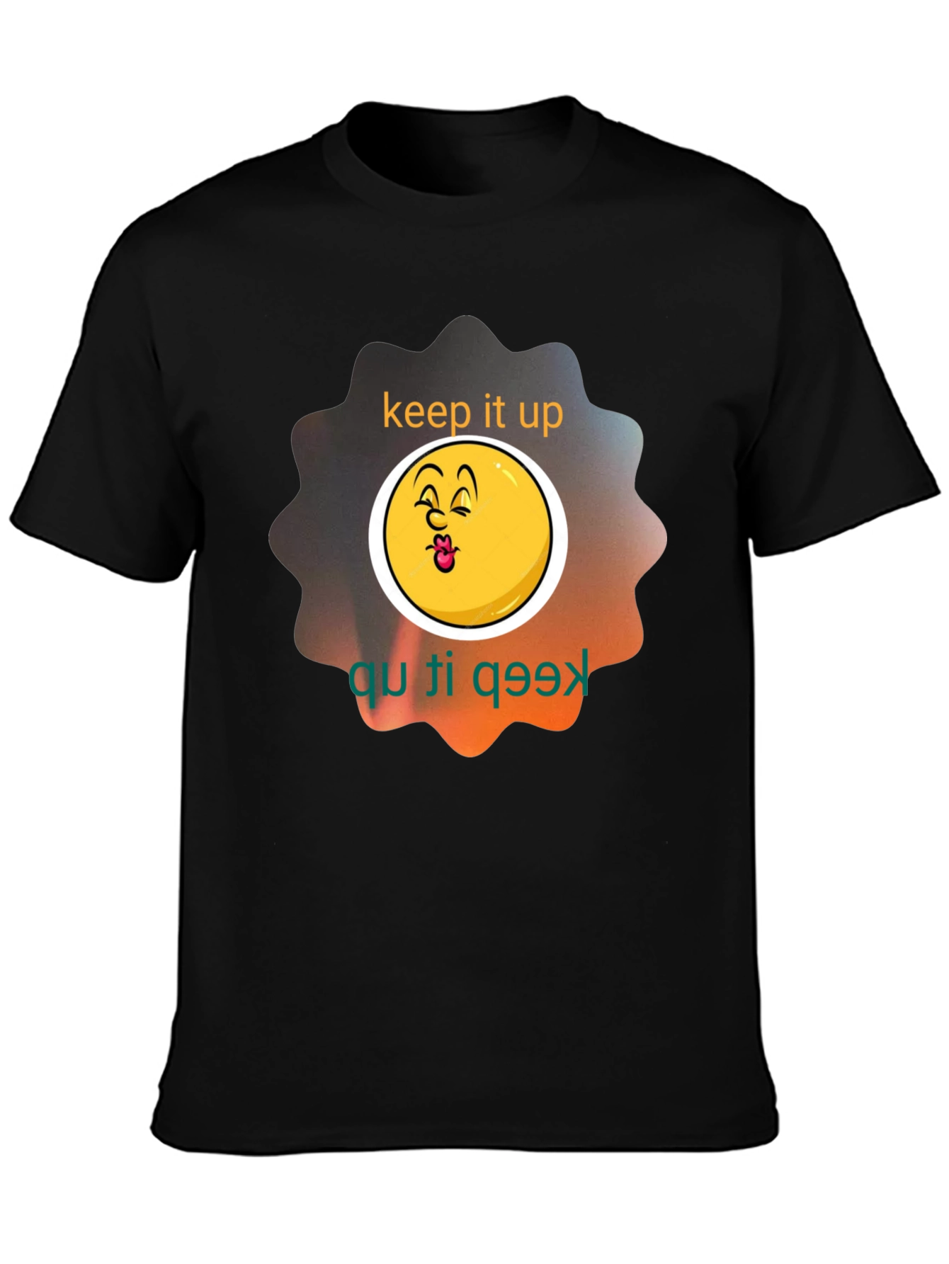 Keep It Up Graphic Tee - Black Unisex Shirt