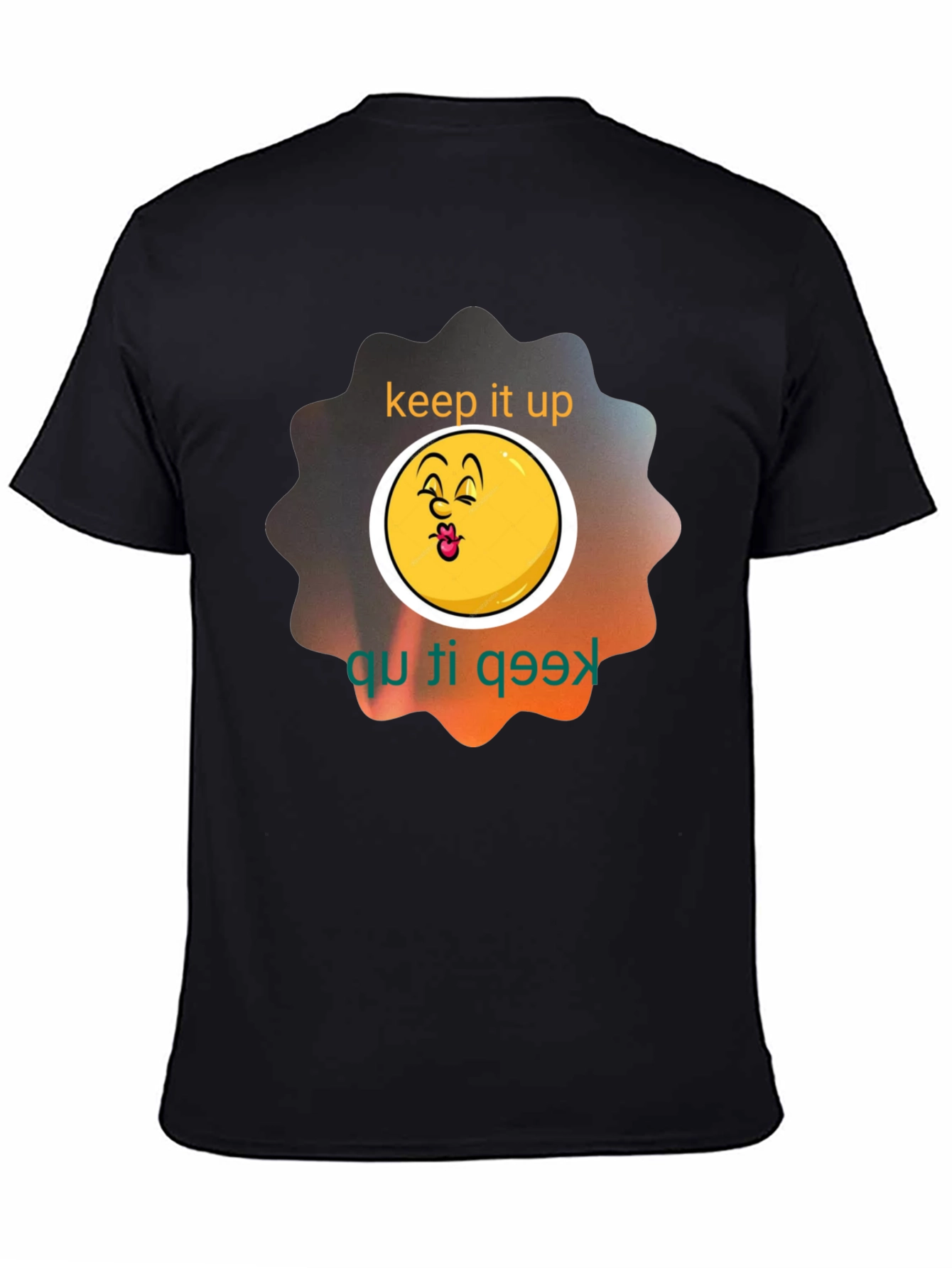 Keep It Up Graphic Tee - Black Unisex Shirt