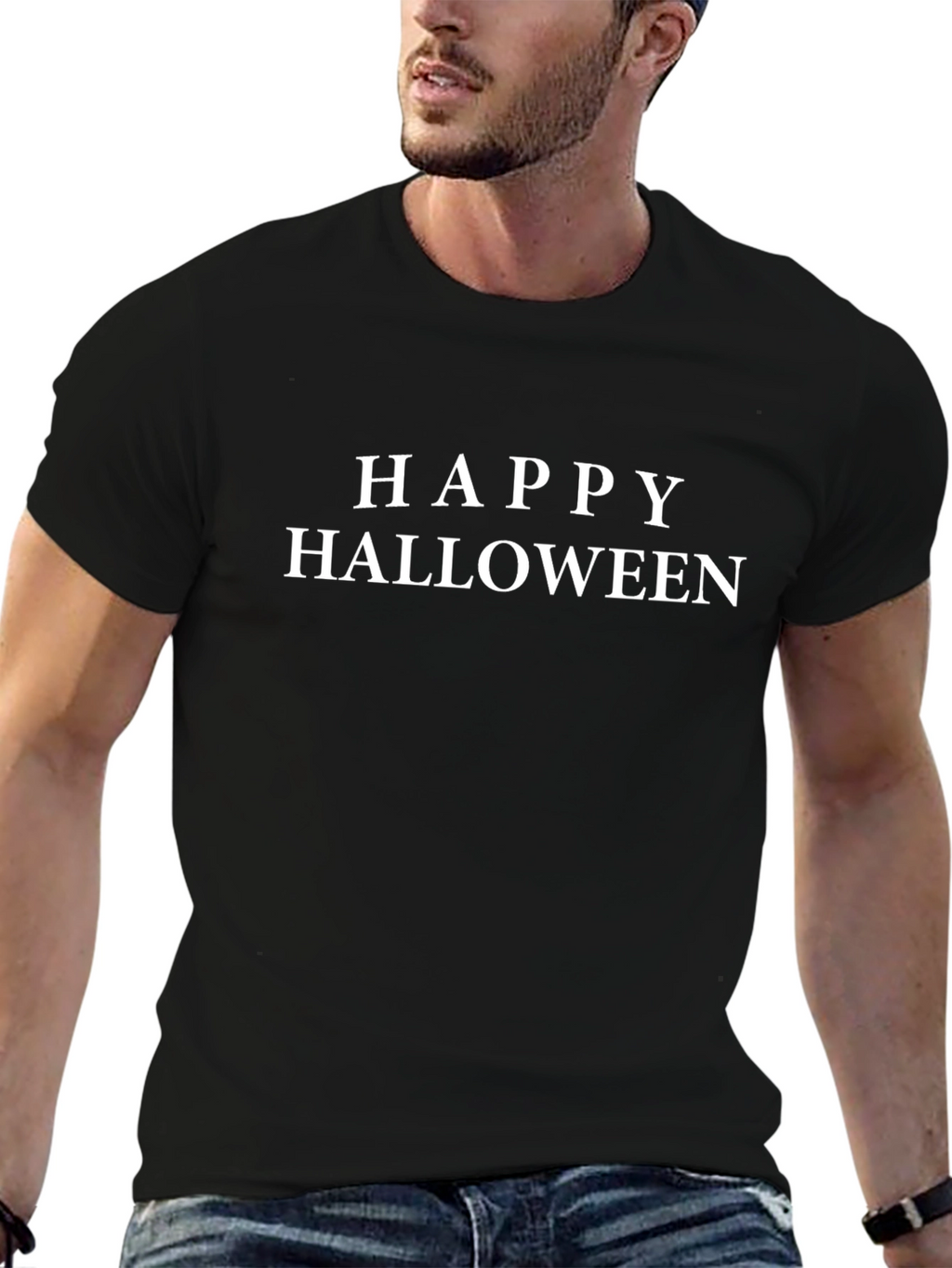 Happy Halloween Black T-Shirt