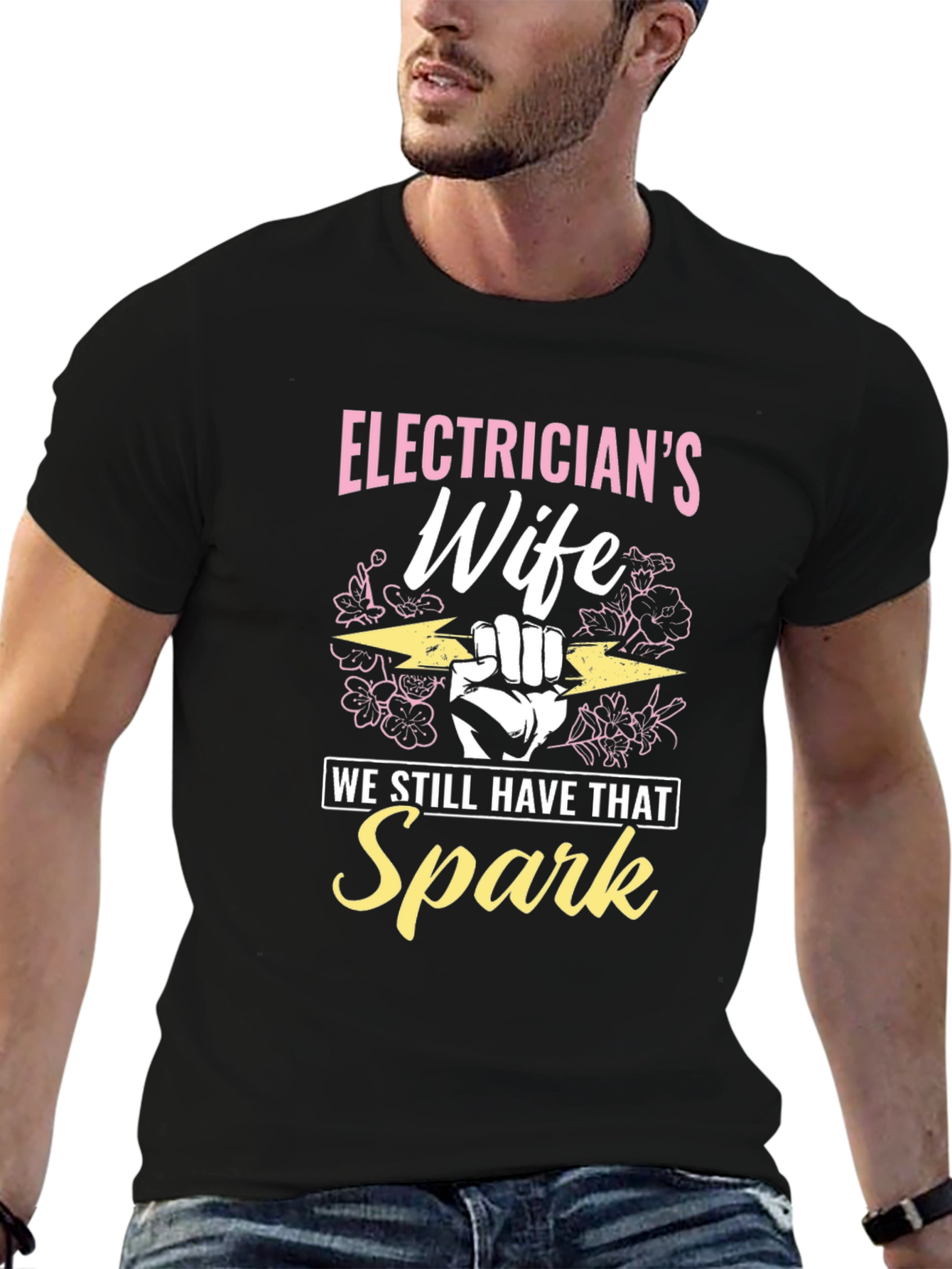 Electricians Wife Spark T-Shirt
