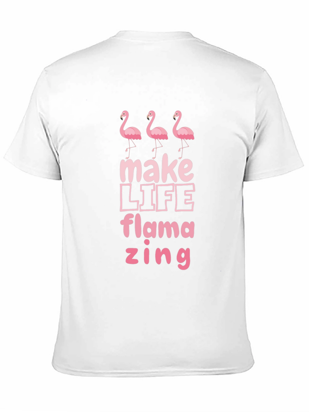 Flamazing Flamingo Graphic Tee - Black