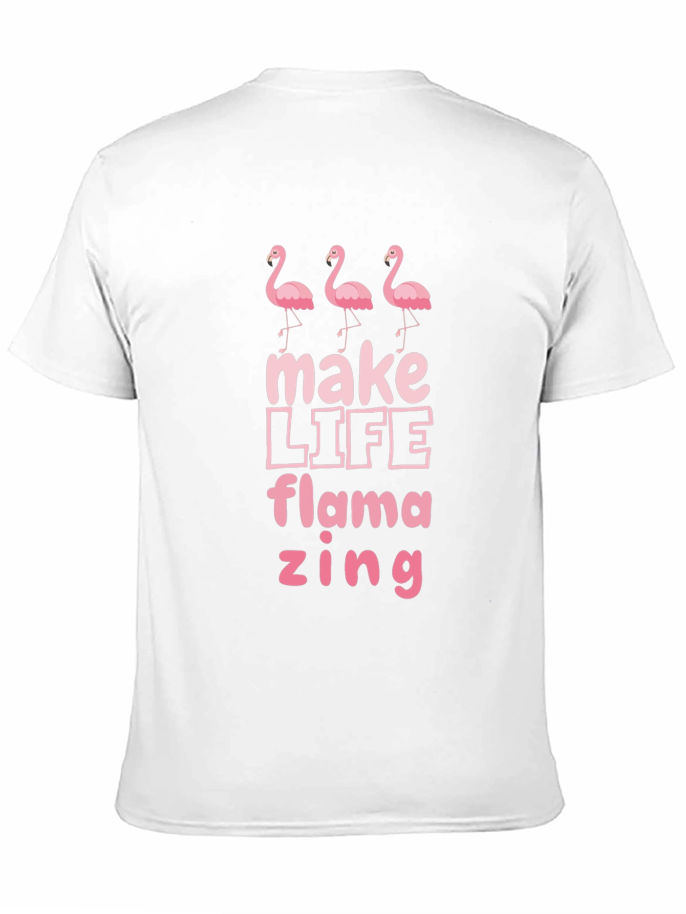 Flamazing Flamingo Graphic Tee - Black