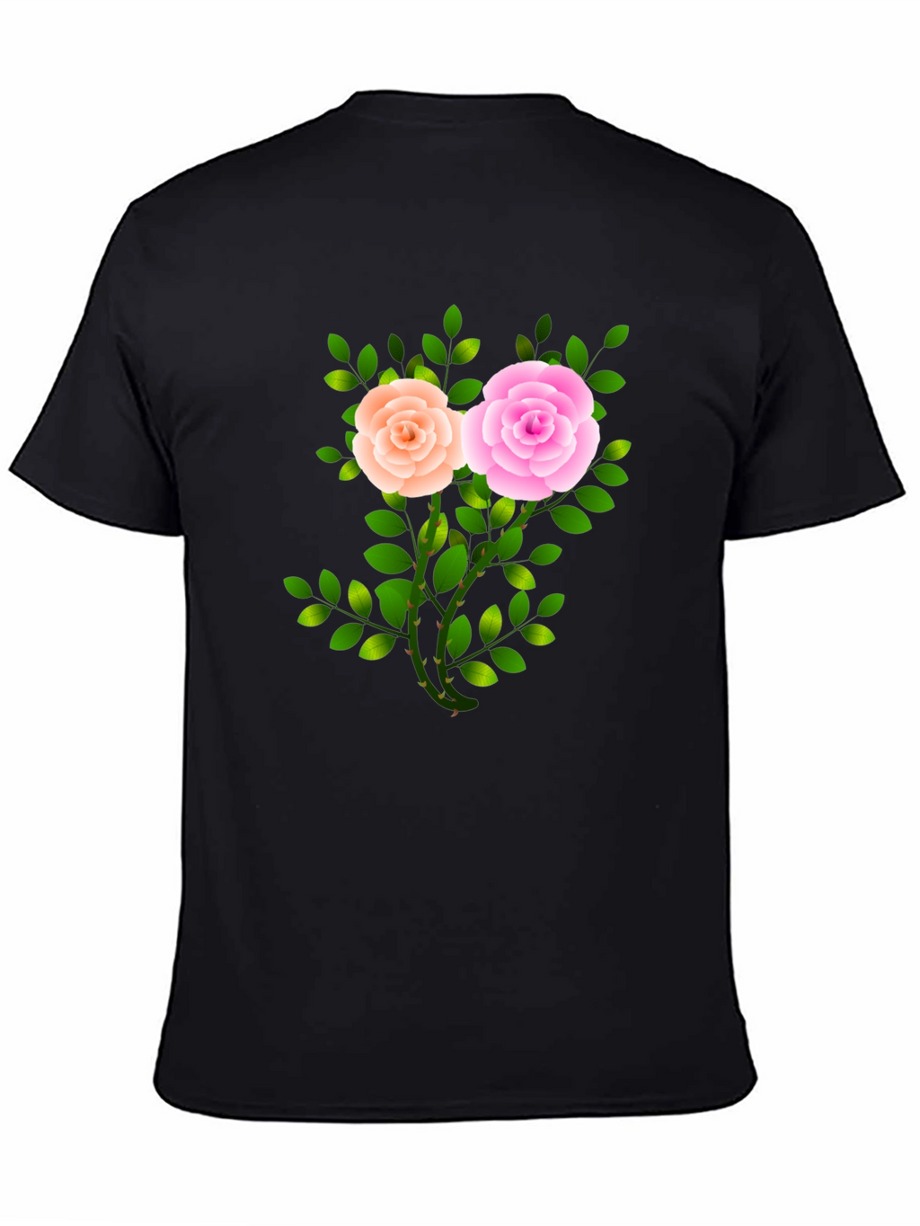 Floral Rose Graphic T-Shirt