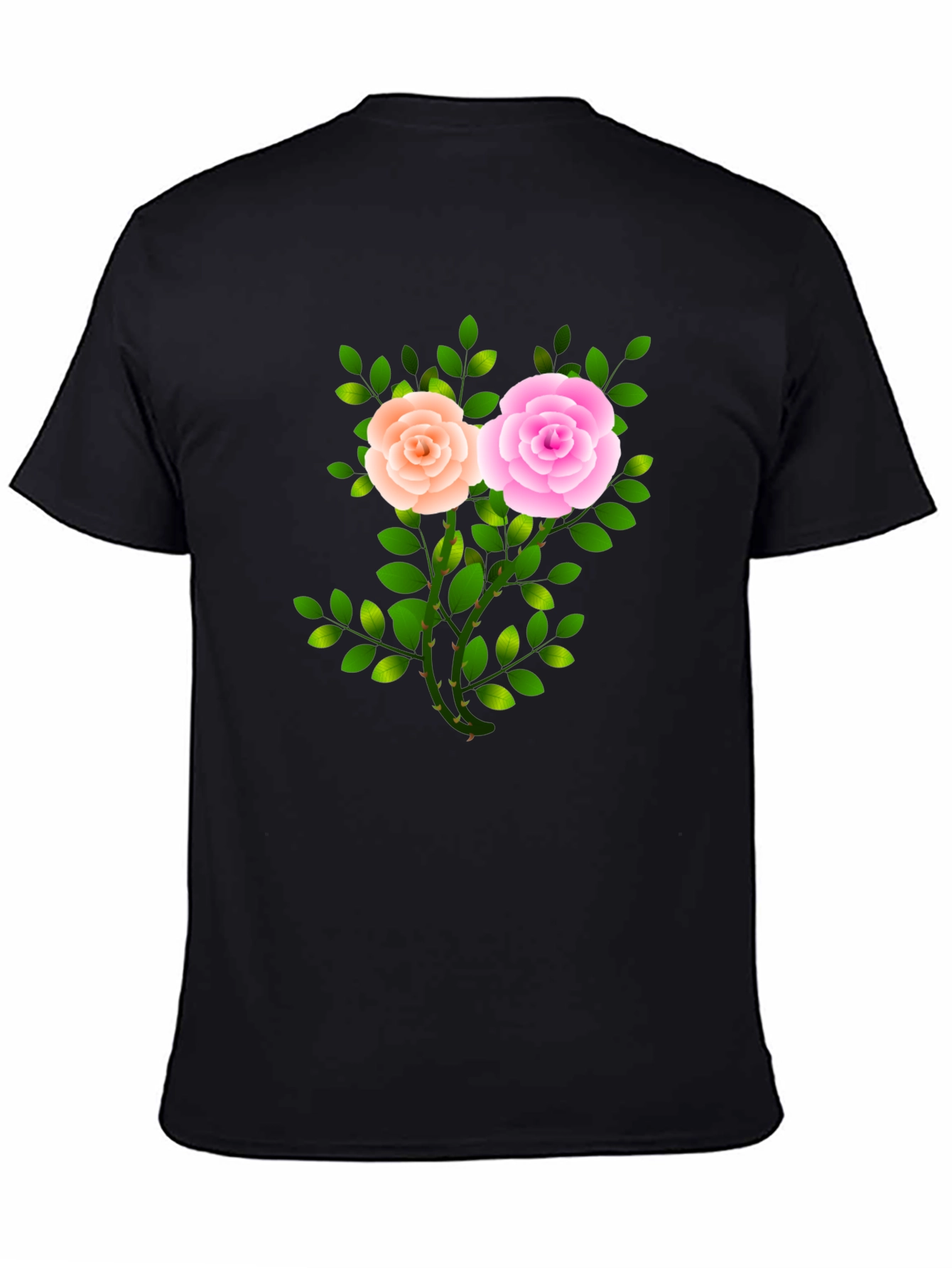 Floral Rose Graphic T-Shirt