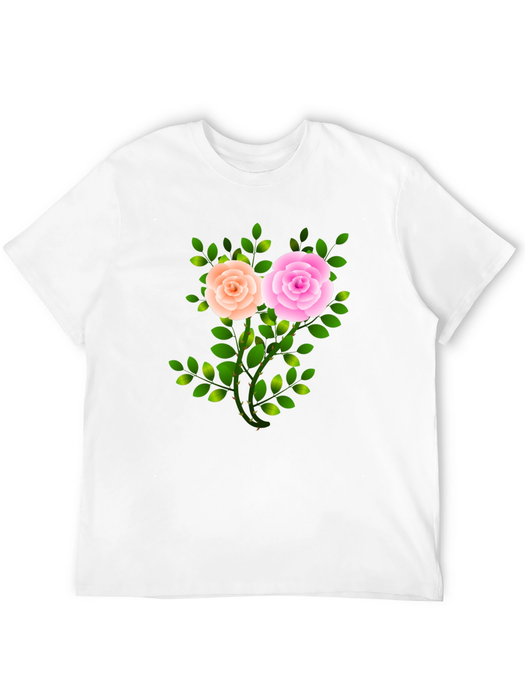Floral Rose Graphic T-Shirt