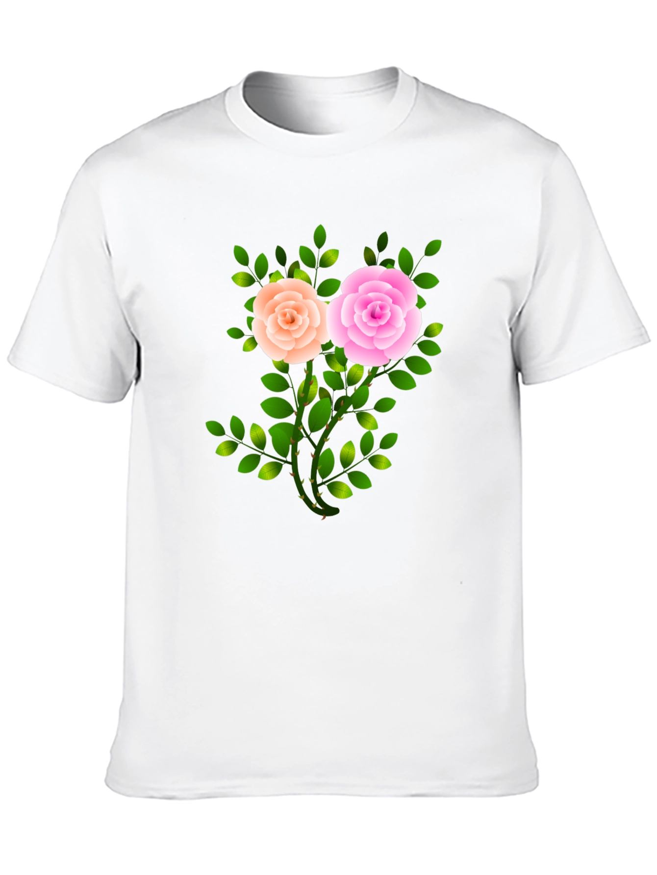 Floral Rose Graphic T-Shirt