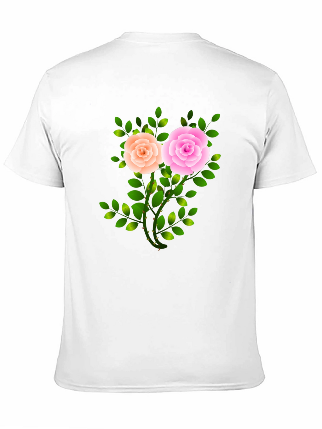 Floral Rose Graphic T-Shirt