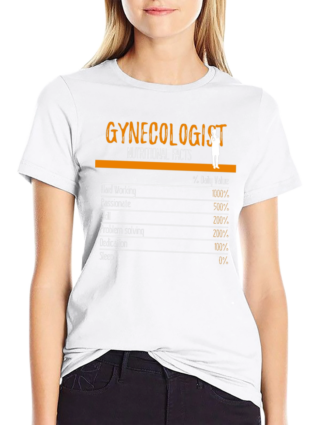 Funny Gynecologist Nutritional Facts T-Shirt