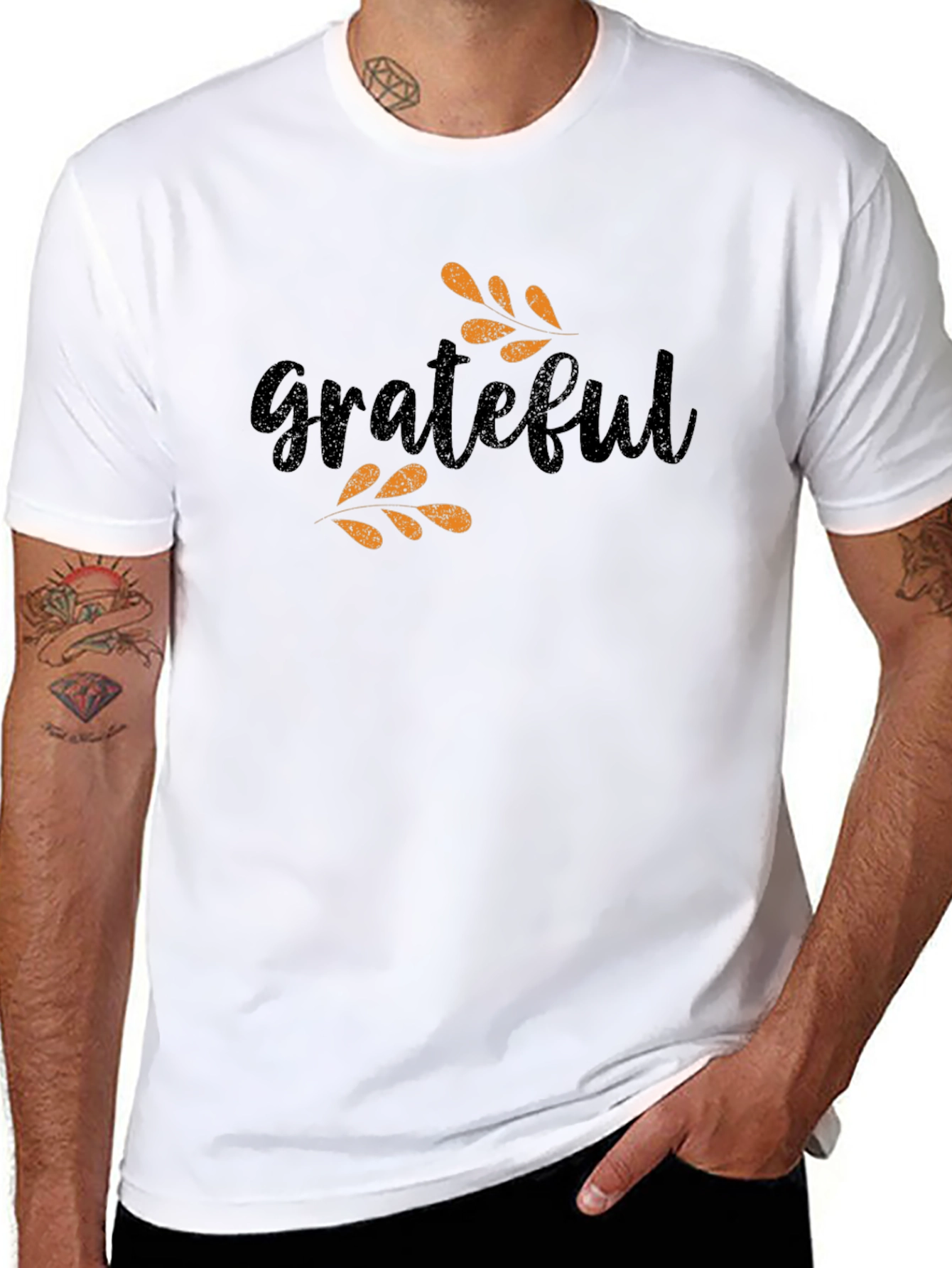Grateful Graphic Tee - Stylish Black Shirt