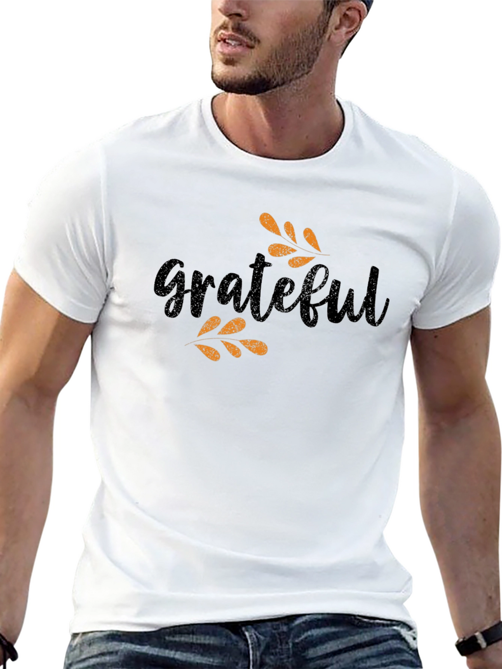 Grateful Graphic Tee - Stylish Black Shirt