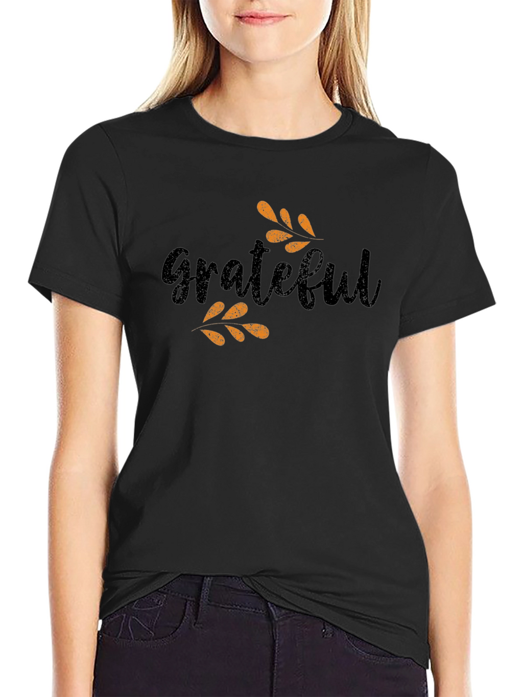 Grateful Graphic Tee - Stylish Black Shirt