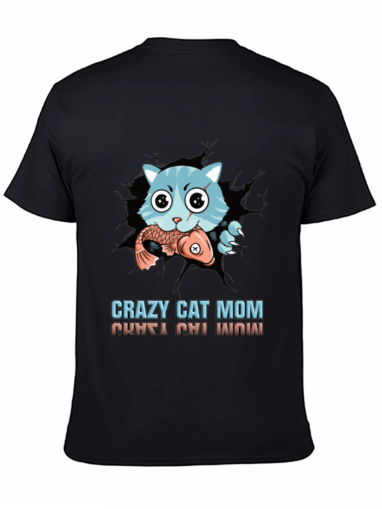 Crazy Cat Mom Graphic Tee