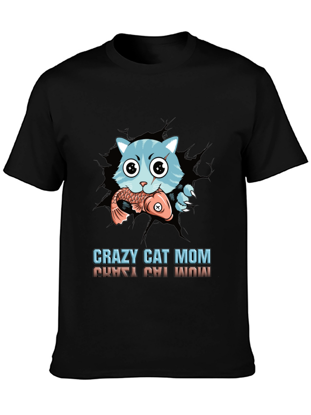 Crazy Cat Mom Graphic Tee