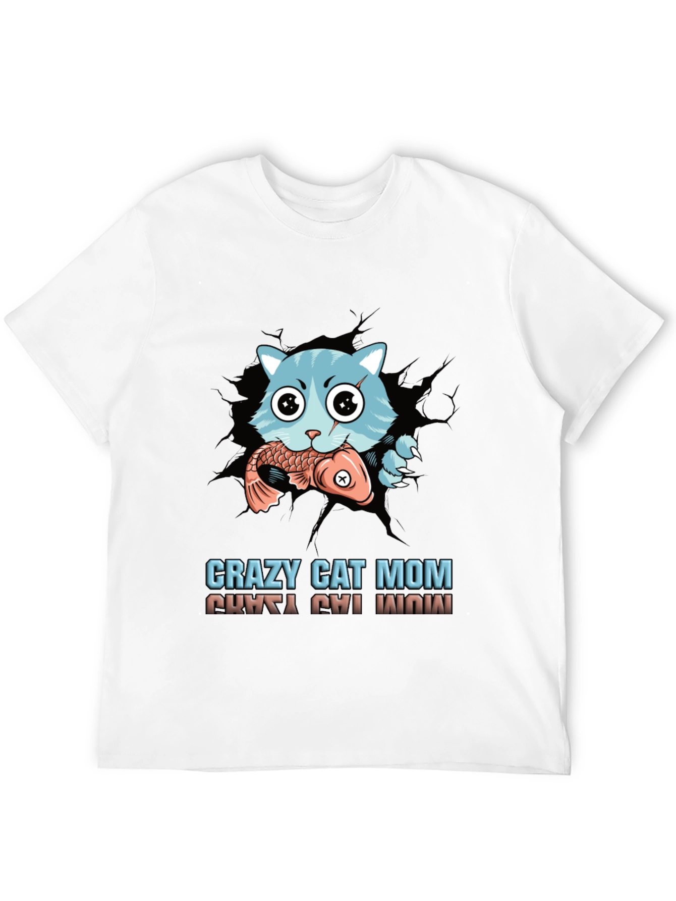 Crazy Cat Mom Graphic Tee