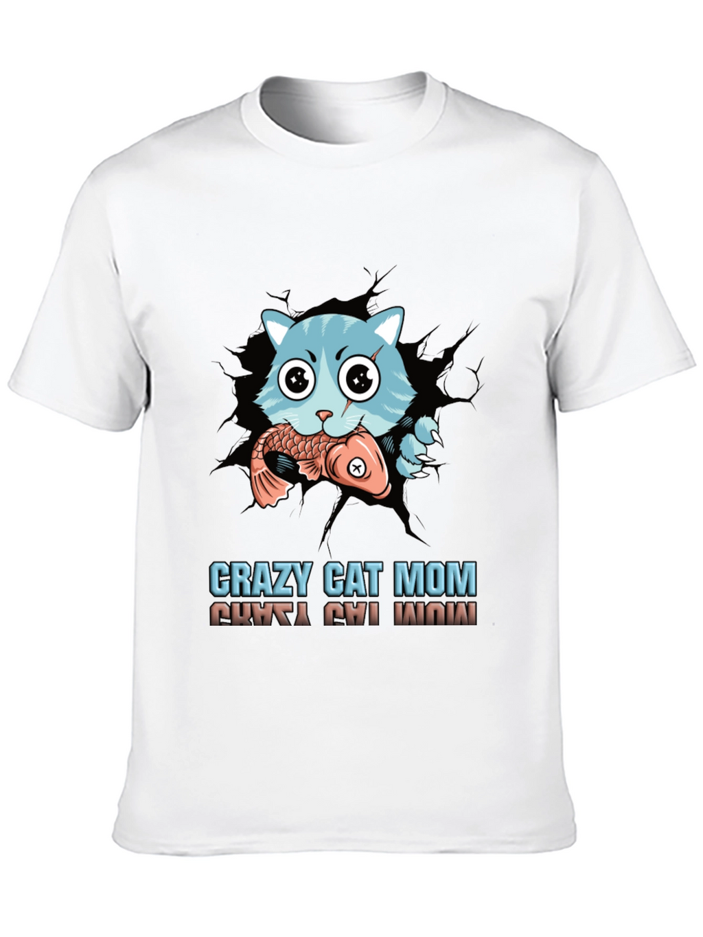 Crazy Cat Mom Graphic Tee