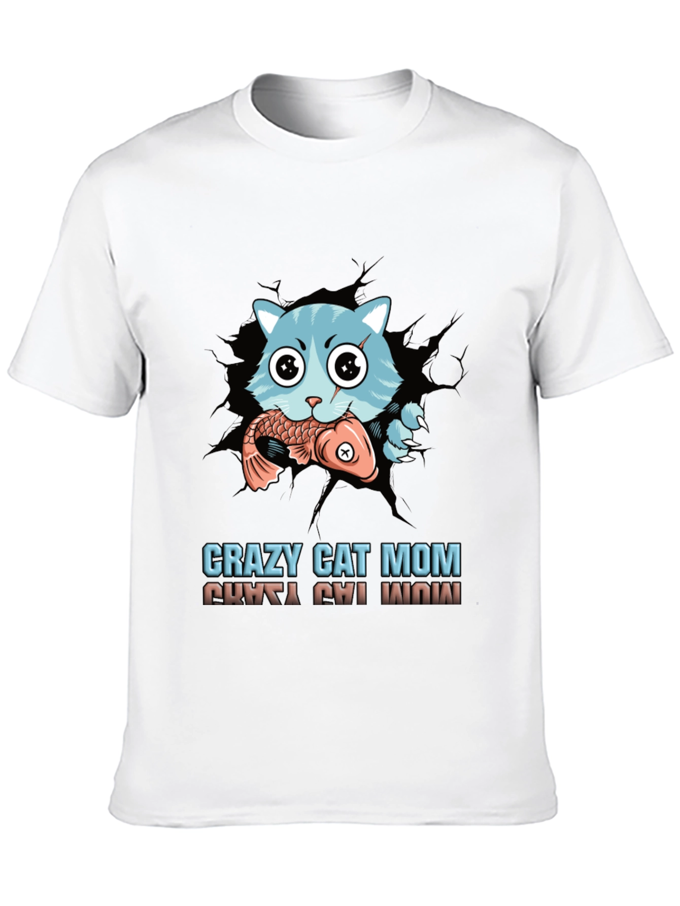Crazy Cat Mom Graphic Tee