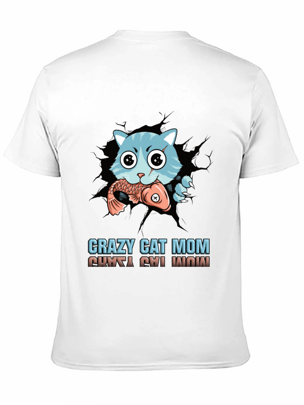 Crazy Cat Mom Graphic Tee