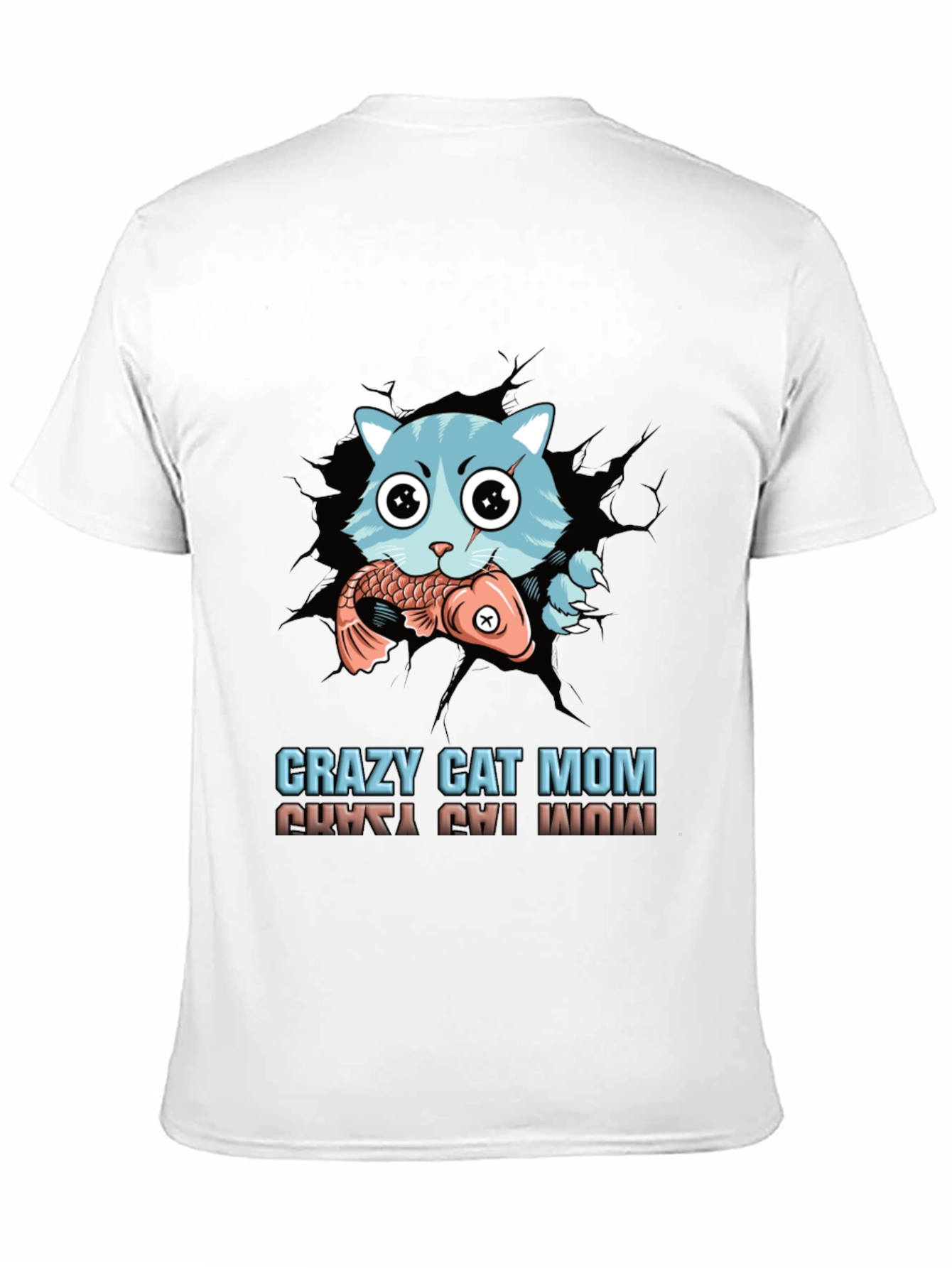Crazy Cat Mom Graphic Tee