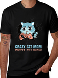Crazy Cat Mom Graphic Tee