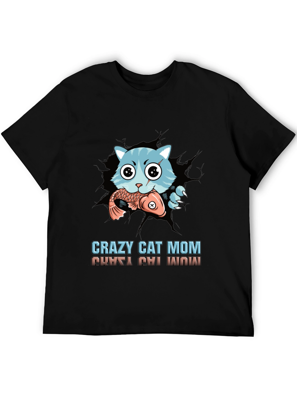 Crazy Cat Mom Graphic Tee